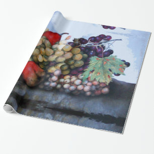 SEIZOENVRUCHTEN / RODE WITTE DRUIVEN EN DRUIVEN CADEAUPAPIER