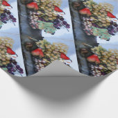 SEIZOENVRUCHTEN / RODE WITTE DRUIVEN EN DRUIVEN CADEAUPAPIER (Hoek)