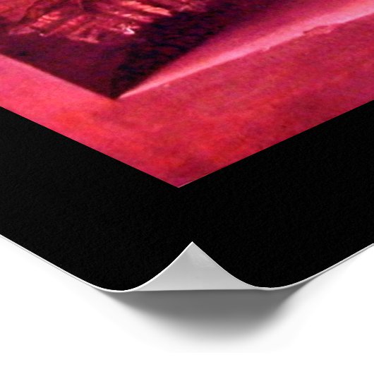 SEIZOENVRUCHTEN - ROOG paars Poster (Hoek)