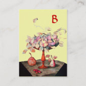 SEIZOENVRUCHTEN, STROMEN, LEAVES MONOGRAM Yello Visitekaartje (Achterkant)