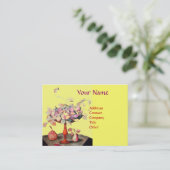 SEIZOENVRUCHTEN, STROMEN, LEAVES MONOGRAM Yello Visitekaartje (Staand voorkant)