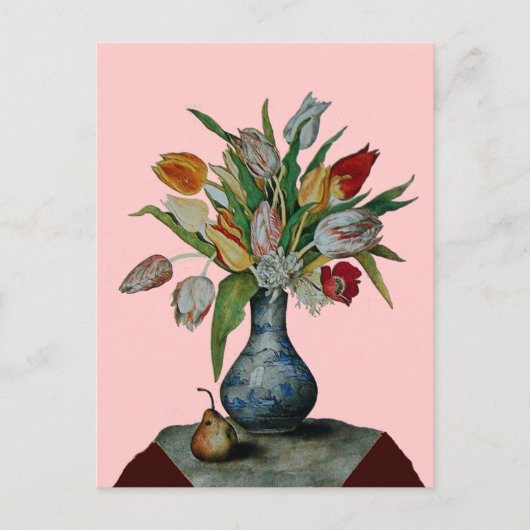 SEIZOENVRUCHTEN - TULIPS BRIEFKAART (Voorkant)