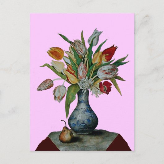 SEIZOENVRUCHTEN - TULIPS BRIEFKAART (Voorkant)