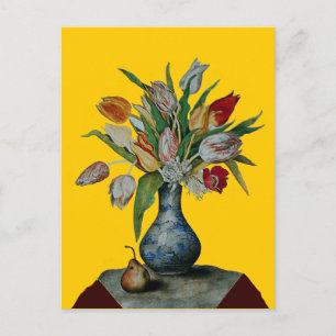SEIZOENVRUCHTEN - TULIPS BRIEFKAART