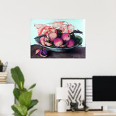 SEIZOENVRUCHTEN / VREEMDEN EN DRUKKEN POSTER (Thuiskantoor)