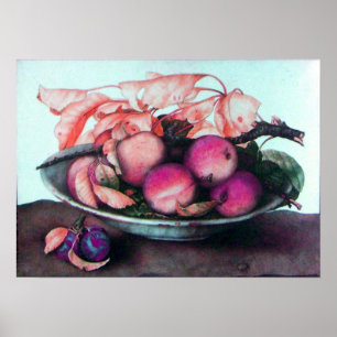 SEIZOENVRUCHTEN / VREEMDEN EN DRUKKEN POSTER