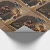 SEIZOENVRUCHTEN - VRUCHTIGHEID BEHANDELD GRAPES Ru Cadeaupapier (Hoek)