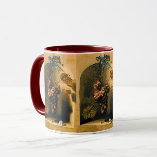 SEIZOENVRUCHTEN - VRUCHTIGHEID bruin groen Mok (Voorkant links)