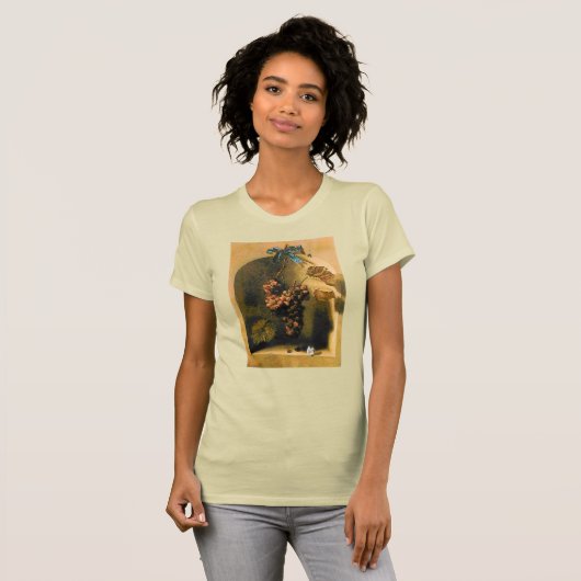 SEIZOENVRUCHTEN - VRUCHTIGHEID bruin groen T-shirt (Voorkant volledig)