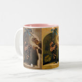 SEIZOENVRUCHTEN - VRUCHTIGHEID bruin groen Tweekleurige Koffiemok (Voorkant links)