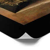 SEIZOENVRUCHTEN - VRUCHTIGHEID geel zwart Poster (Hoek)