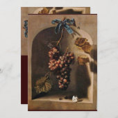 SEIZOENVRUCHTEN - WELVAARDIGHEID, geel groen bruin Aankondiging (Voorkant / Achterkant)