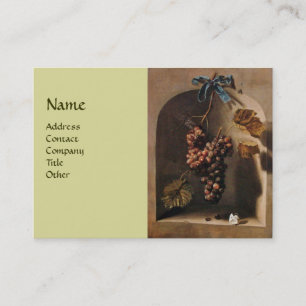 SEIZOENVRUCHTEN - WELVAARDIGHEID, geel groen bruin Visitekaartje