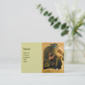 SEIZOENVRUCHTEN - WELVAARDIGHEID, geel groen bruin Visitekaartje (Staand voorkant)