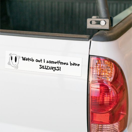 SEIZURE - Gepersonaliseerd Bumpersticker (Op Truck)