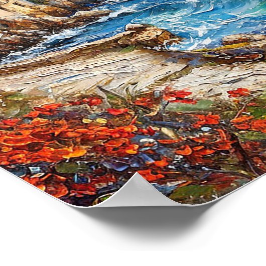 Sekapschilderij Poster (Hoek)