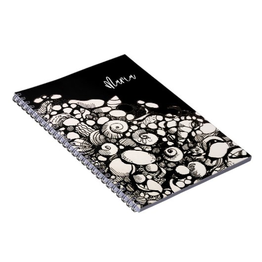 Sekells en pellets van rond Notitieboek (Rechterzijde)