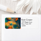 Sekells en zand etiket (Insitu)