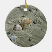 Sekells en zand keramisch ornament (Voorkant)