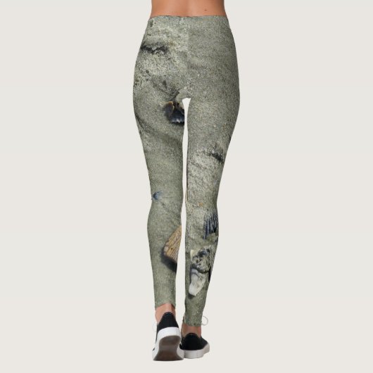 Sekells en zand leggings (Achterkant)