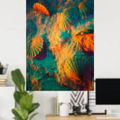 Sekells en zand poster (Thuiskantoor)