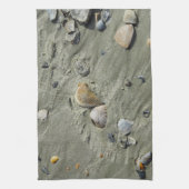 Sekells en zand theedoek (Verticaal)