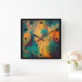 Sekells en zand vierkante klok (Huis)