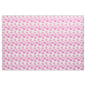 Sekells - Fuchsia roze en wit Stof (Yard (91,4 cm))