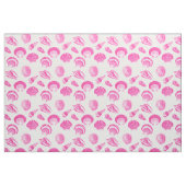 Sekells - Fuchsia roze en wit Stof (Fat Quarter)