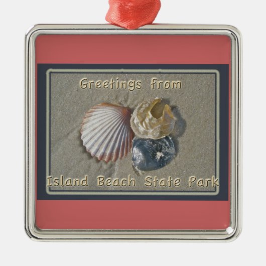 Sekells-groeten van IBSP Seaside Park NJ Metalen Ornament (Voorkant)