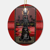 sekhmet-bint-em-ra keramisch ornament (Links)