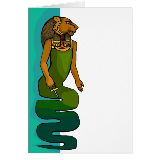 Sekhmet Blank Card (Voorkant)