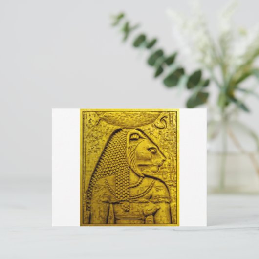 Sekhmet Briefkaart (Staand voorkant)