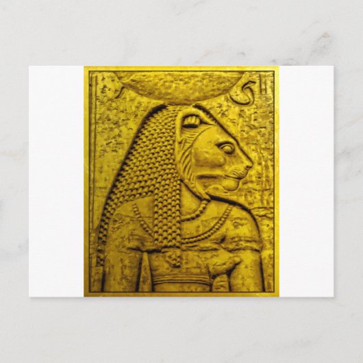 Sekhmet Briefkaart (Voorkant)