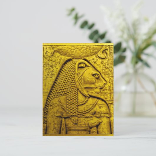 Sekhmet Briefkaart (Staand voorkant)