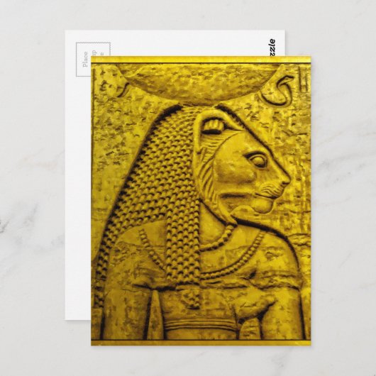 Sekhmet Briefkaart (Voorkant / Achterkant)