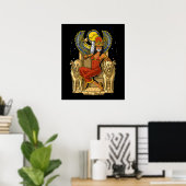 Sekhmet Egyptian Lioness Goddess Poster (Thuiskantoor)