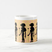 Sekhmet: Egyptische Godin Silhouet & Symbool Magische Mok (Center)