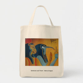 Sekhmet en Thoth grocery bag Tote Bag