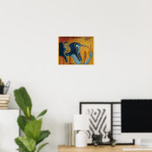 Sekhmet en Thoth Poster (Thuiskantoor)
