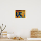 Sekhmet en Thoth Poster (Keuken)