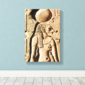 Sekhmet Leeuwin Godin van Opper-Egypte Canvas Afdruk (Insitu (Houten vloer))