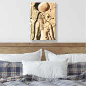 Sekhmet Leeuwin Godin van Opper-Egypte Canvas Afdruk (Insitu (Slaapkamer))