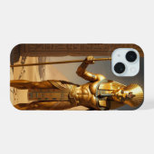 Sekhmet – Lion-Headed War Goddess´1 iPhone 15 Case (Achterkant horizontaal)