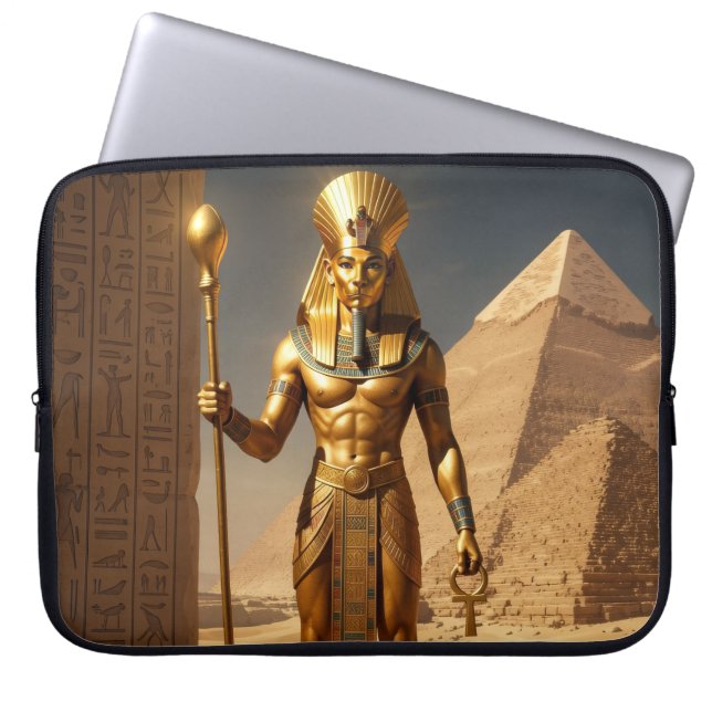 Sekhmet – Lion-Headed War Goddess´1 Laptop Sleeve (Voorkant)