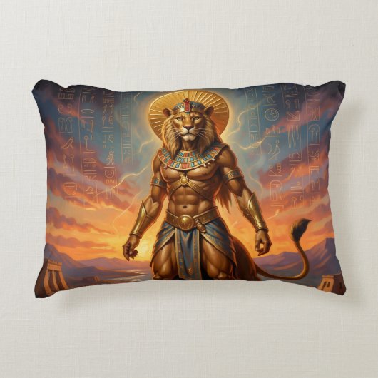 Sekhmet – Lion-Headed War Goddess´2 Accent Kussen (Voorkant)
