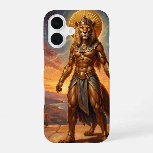 Sekhmet – Lion-Headed War Goddess´2 iPhone 16 Hoesje (Achterkant)