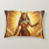 Sekhmet – Lion-Headed War Goddess´4 Accent Kussen (Achterkant)