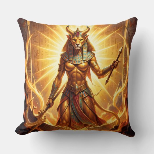 Sekhmet – Lion-Headed War Goddess´4 Kussen (Voorkant)