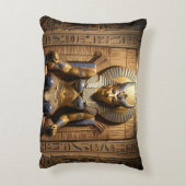 Sekhmet – Lion-Headed War Goddess Accent Kussen (Achterkant (Verticaal))